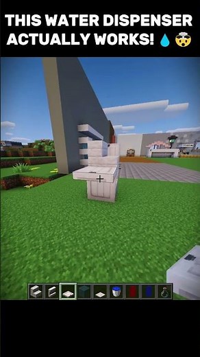 I Built a WORKING Water Dispenser in Minecraft! 💧🤯 ⭐