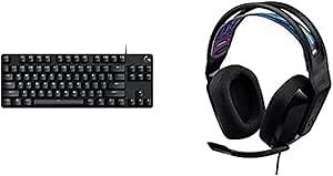 Logitech G413 TKL SE Mechanical Gaming Keyboard + G335 Wired Gaming Headset - Black