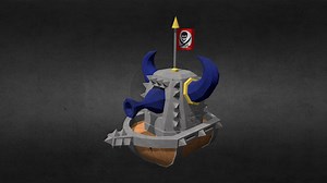 Enemy Gun Ship - 3D model by ayoung93