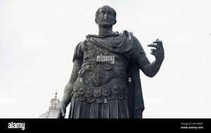 Julius Caesar Statue In Rome Rome, Italy. Stock. Video of a statue of Julius Caesar Stock Photo - Alamy