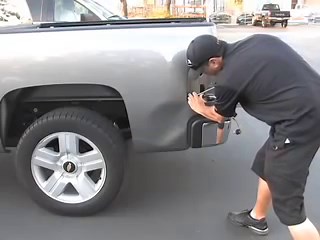 San Diego Paintless Dent Repair - Ding Removal Chevy Truck