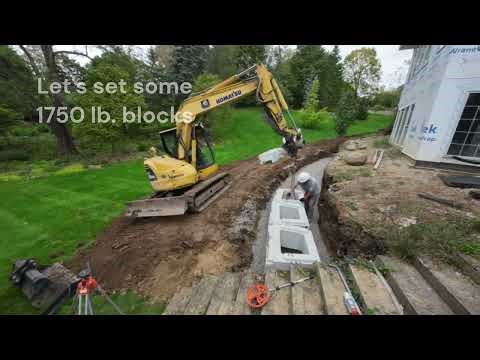 Verti-Block Retaining Wall Build
