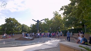 Today in Medjugorje at the Risen Christ Statue | Mary TV