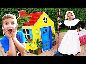 Diana und Roma spielen Berufe