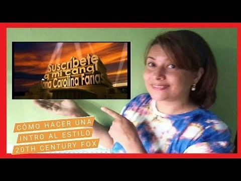Cómo hacer una INTRO 20th CENTURY FOX 🎬 con cualquier NOMBRE - Presentación INICIAL para tus videos