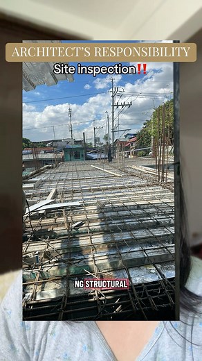 76K views · 1.5K reactions | Architect’s also needs to inspect during structural works on site, making sure that each column and rebar works are following the plan. Don’t just design for aesthetics coordinate with your structural engineer and make sure that the project is structurally safe. #architectdee #structural #construction #inspection #projectmanagement #architecture #reelschallengereelschallenge #highlightseveryonefollowers #engineering | Architect Dee | Facebook
