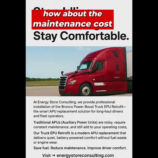 APU vs EPU #fleetmanagement #savemoney