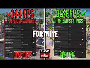 BEST AMD Radeon Settings For Fortnite - (MAX FPS & VISUALS)
