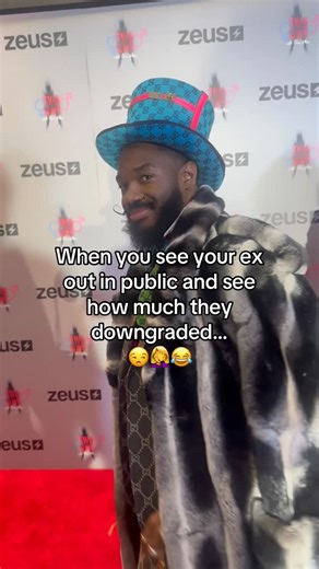 Black Willy Wonka aka Golden Ticket on Instagram: "Back to regular scheduled programming..😭😭😭 #breakup #zeus #zeusnetwork #redcarpet #redcarpetfashion"