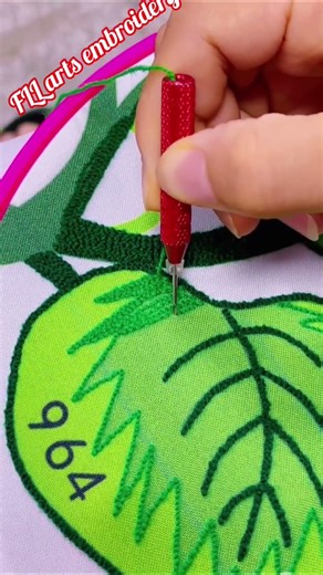 embroidery work for beginners #art #embrodering #embrodering #flowerarrangement #embroidery #sjorts