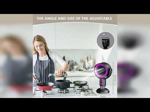 Review: McbeAn Portable Mini Extractor Hood Rechargeable 2 Levels Adjustable 15° Angle with Re...