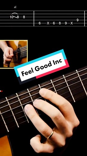Gorillaz Feel Good Inc Guitar Tabs and Chords