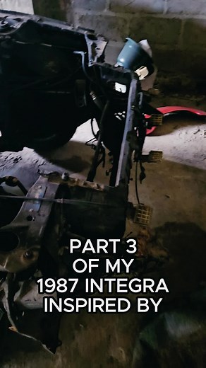 AE86 tribute build from 87 Integra PART 3 WE ARE ONE STEP CLOSER #CapCut #fypシ #viral #foryou #fyp #part3 #ae86 #honda #integra #acura #initiald #takumi #toyota #sprinter #trueno #tiktok #cars #projectcar