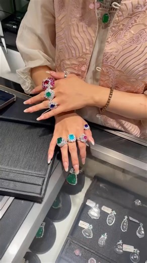 Which Color Gem Jewelry Is Your Favorite? (Necklace, Ring or Bracelet) #joyeroprofesiona#jewelry