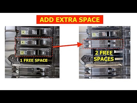 ADDING EXTRA SPACE INSIDE CIRCUIT BREAKER PANEL USING TANDEM BREAKER