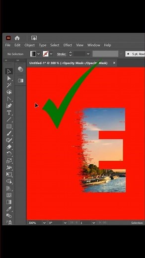Faded Text Effect in Adobe Illustrator 2025 ✨ | Amazing Tip for Illustrator Users | #Shorts