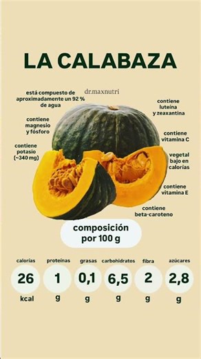 Los beneficios de la calabaza