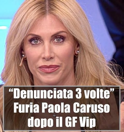 Paola Caruso’s fury, what happened after GF Vip: "After seeing her...". Audience in disbelief ⤵️⤵️