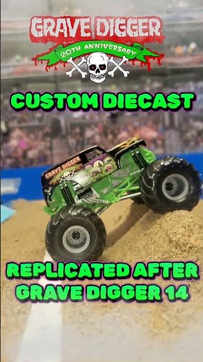 Grave Digger 20th Anniversary! #monstertruck #monsterjam #toys
