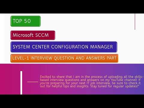 Level-1 Microsoft SCCM Interview Questions and Answers | Real-World Scenarios & Troubleshooting
