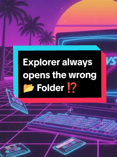 Fix File Explorer Opening the Wrong Folder #windows #pc #techtips #fyp #techtok