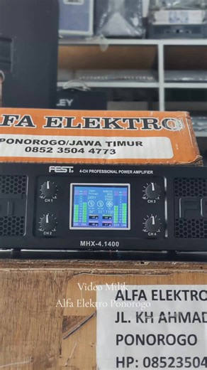 NEW !! POWER FEST MHX-4.1400. Harga spesial langsung hub. kami CP : 0852 3504 4773 #alatsoundponorogo #alfaelektroponorogo