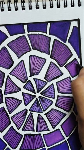 Day 21 of 100 days Blue Color Zentangle Pattern Challenge|| #zentangle #art #doodle ArtandCraft Bliss | ArtandCraft Bliss