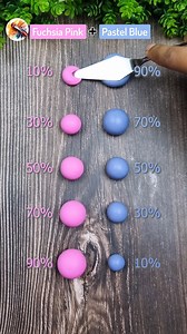 25K views · 367 reactions | Fuchsia Pink Vs Pastel Blue, Satisfying color mixing Clay Ep 211 #colormixing #colors #clay #shorts | Painting Concept | Facebook