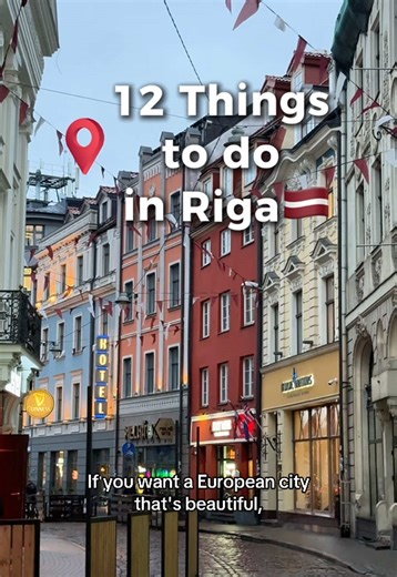 Riga is such an underrated European city, calm, beautiful, and full of character. These are 12 things you have to add to your itinerary. Save this for later   share with a friend planning a trip 🇱🇻✨ #fyp #solotrip #solotravel #riga #latvia