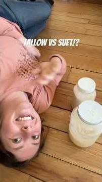 Tallow can be suet, rendered suet is tallow. End of story #tallowskincare