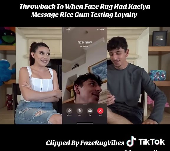 Throwback To When @FaZe Rug had @Kaelyn message @rice testing loyalty || #viral #trending #fyp #foryoupage #xyzbca #fazerug #ricegum