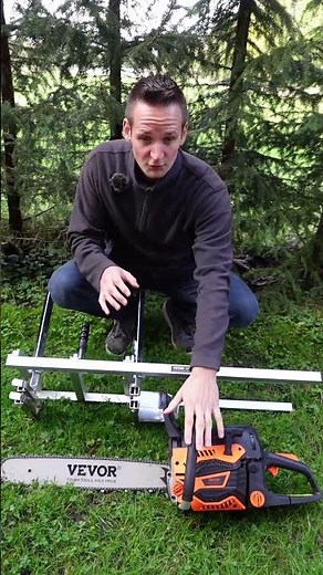 Selber Bretter sägen - Motorsäge und Sägewerk für unter 180 Euro #sägewerk #kettensäge