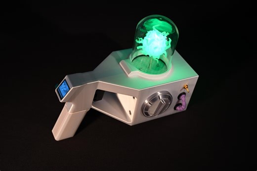 Rick Prime’s Portal Gun With LCD Screen | R and M Customizable Digital Display | High-fidelity Cosplay Prop | Movie Sounds & Rechargeable - Etsy