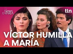 Víctor elige a Carmen sobre María | Simplemente María | Capítulo 70 | tlnovelas