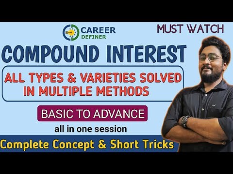 Compound Interest Tricks | Complete Concept And Short Tricks | Banking/SSC/Railway | Kaushik Mohanty
