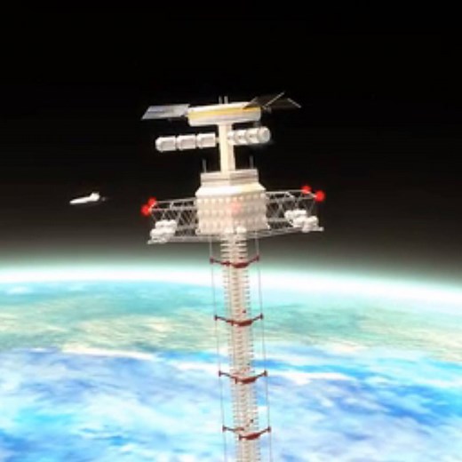 A Japanese company wants to build a space elevator by 2050. | Hashem Al-Ghaili