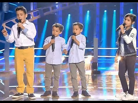 Carlos vs. Antonio y Paco vs. Kely: "Toda Una Vida" – Las Batallas - La Voz Kids 2017