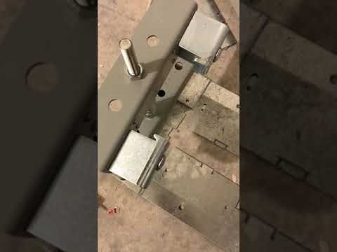 Bus duct installation (busway) springs & plates