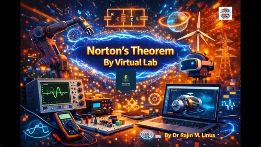 4. Verification of Norton s theorem through Virtual Lab by Dr Rajin M. Linus | Dr. Rajin M. Linus