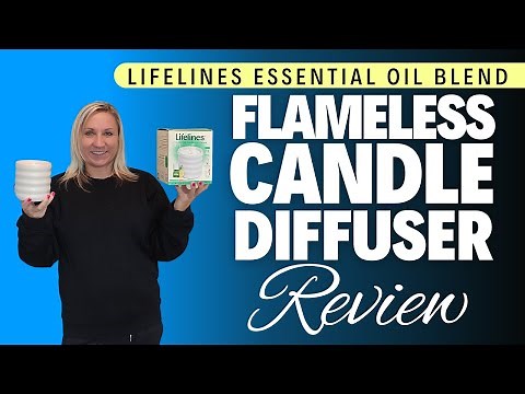 Lifelines Flameless Candle ClickWick Essential Oil Diffuser Review
