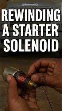 "Rewind a Starter Solinoid for a Freightliner Truck . Hindi lahat Ng sira palit agad...