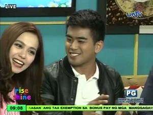 Stan Perfecto serenades the women of Rise and Shine