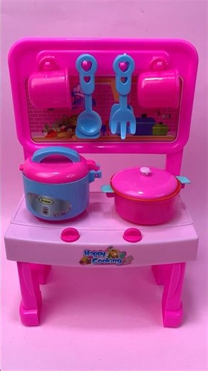 Satisfying with Unboxing & Review Miniature Kitchen Set Toys Cooking Video | ASMR Videos no music