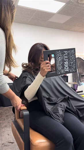 #brownhair #matrix #fypp #satxhair #blowout Here’s your sign to get a $55 haircut & blowout! 2105502129 to book