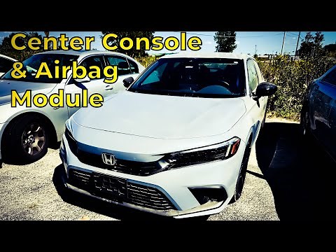Honda Civic Center Console & Airbag Module Removal 2022-2025