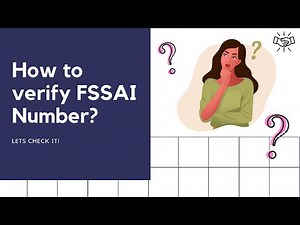 How to check FSSAI License Number Online | Fastrack Financial Solution | Badho MSME