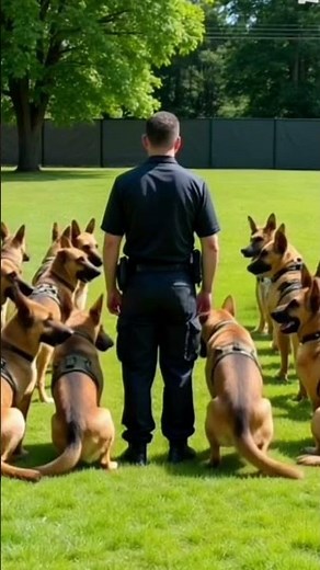🐕🔥 “Unbelievable K9 Discipline! Perfectly Trained German Shepherds in Action!”