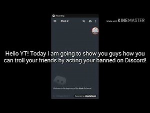 How to Make it Look Like your Account Got Banned On Discord