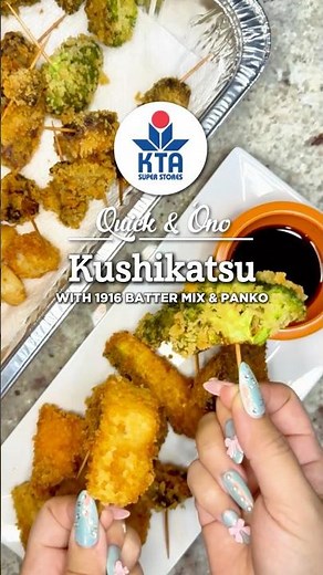 Kushikatsu with 1916 Katsu Batter & Panko!