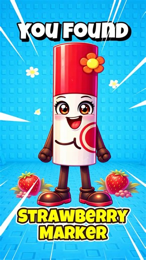 How to get Strawberry Marker🍓🖍️Find the Marker👀🔦Roblox🙌
